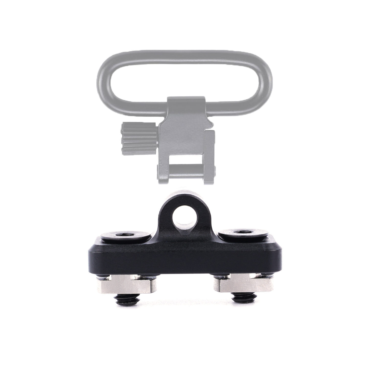 Tactical Low Profile Aluminum Mlok Sling Mount Stud Sling Swivel for M