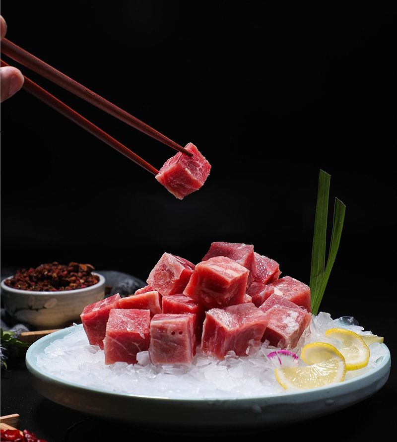 Food-grade flake ice machines are widely used in Meat processing