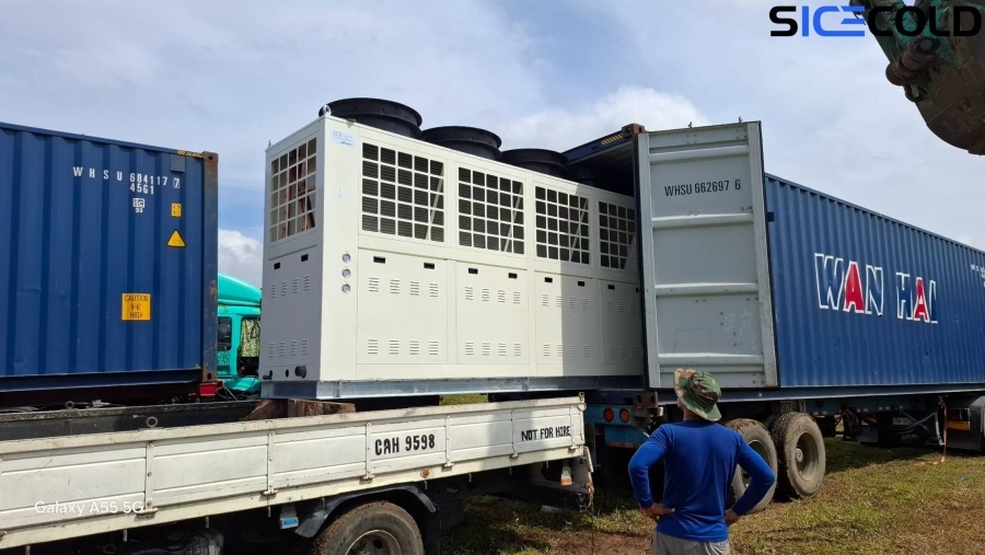 All SICECOLD products for ice making and cold room projects in Southeast Asia have been shipped successfully!