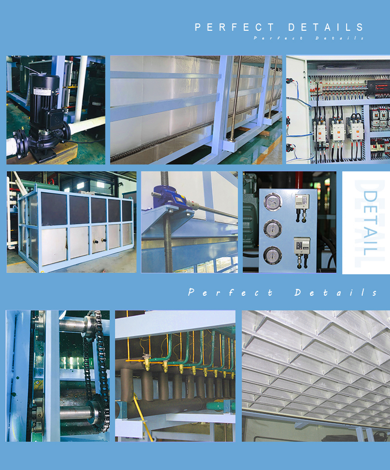 Ice block machine 15 ton Long Service Life Water cooling industrial Ice block making machine