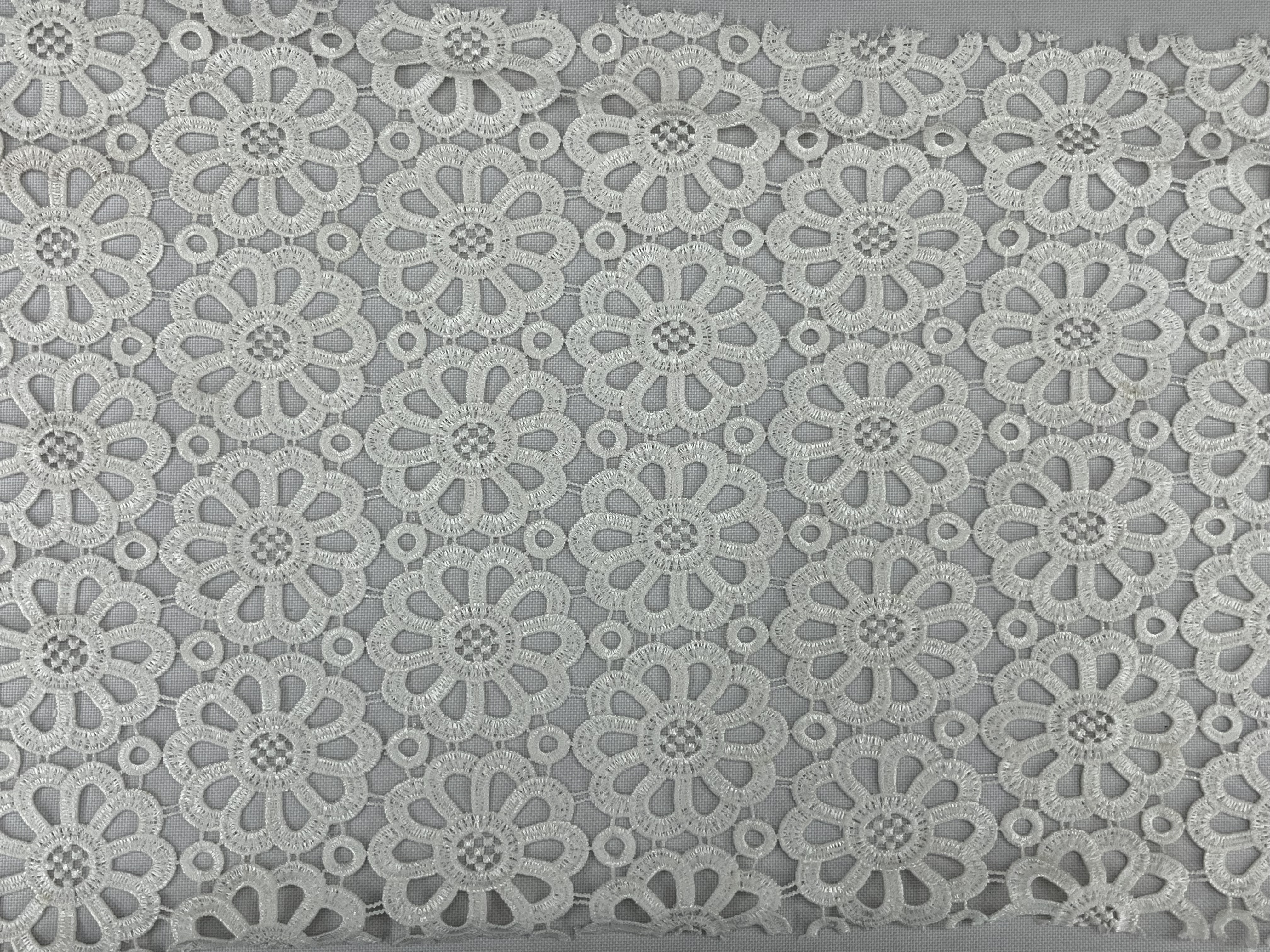 Flower Pattern Chemical Embroidery HKS2149-AW002
