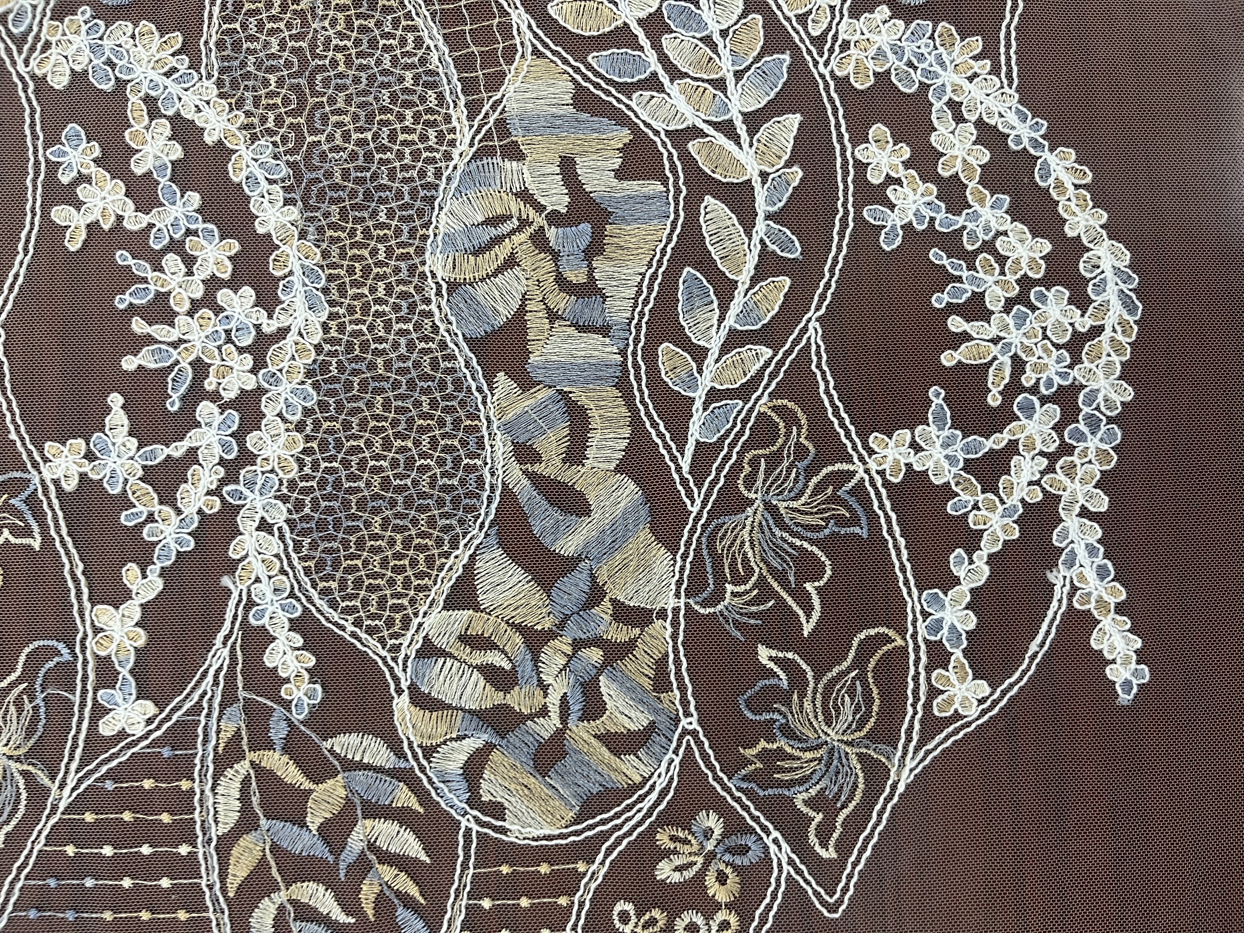 Creative foliage Pattern Plain Embroidery HKP10068-R401