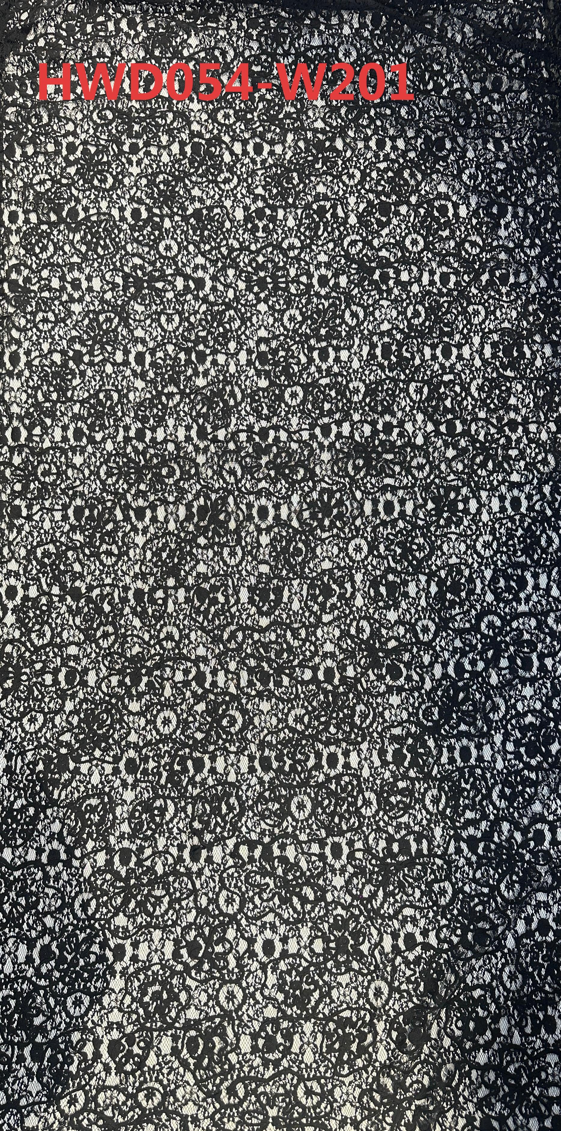 HWD054 High Quality Wholesale Lcae Embroidery Full Florals Breathable Soft Fabric Durable Textile sequins embroidery factory