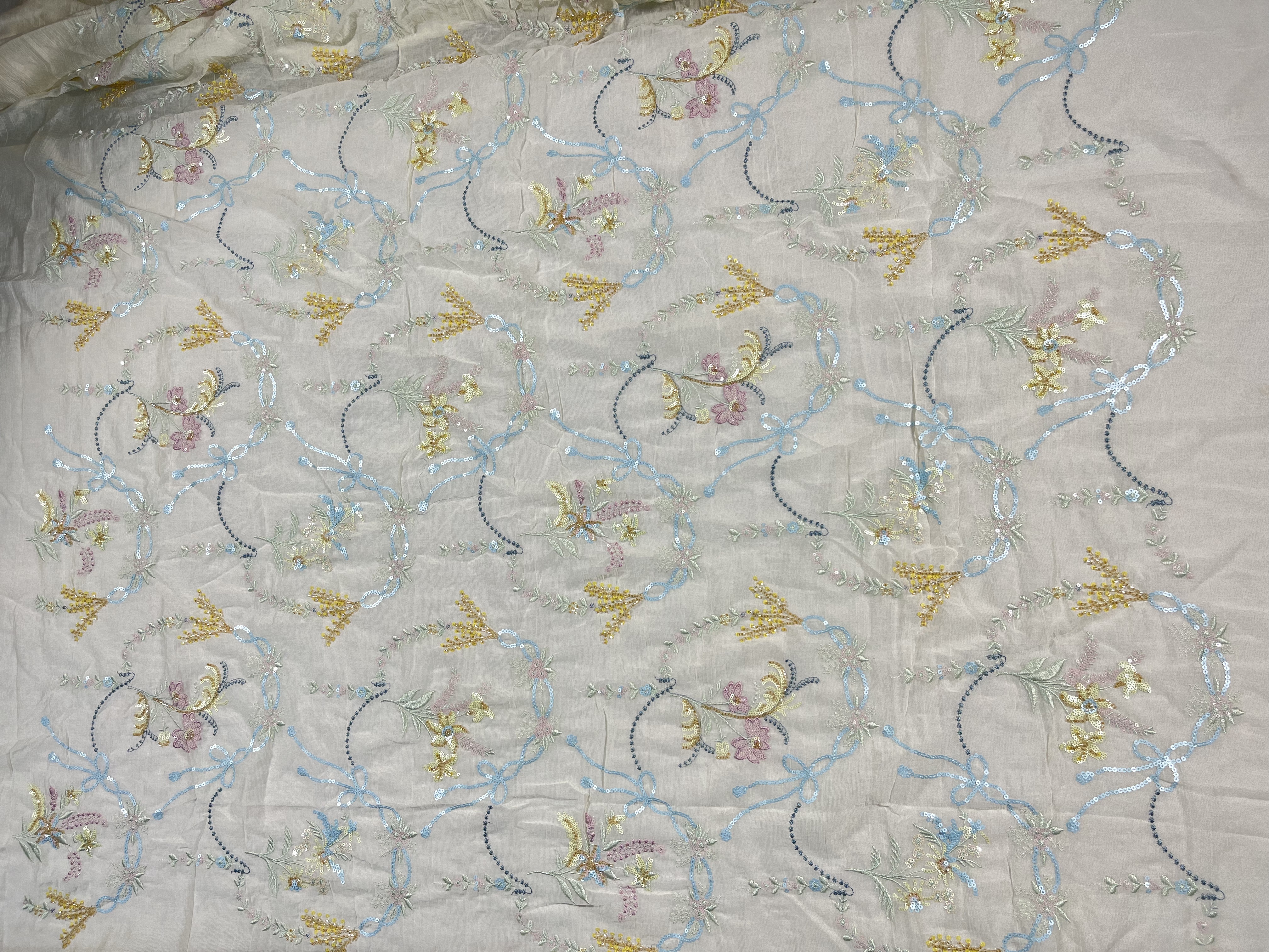 HKZ10339 Vintage Velvet Fabric Soft Upholstery for Sofa Curtain Dress sequins embroidery factory