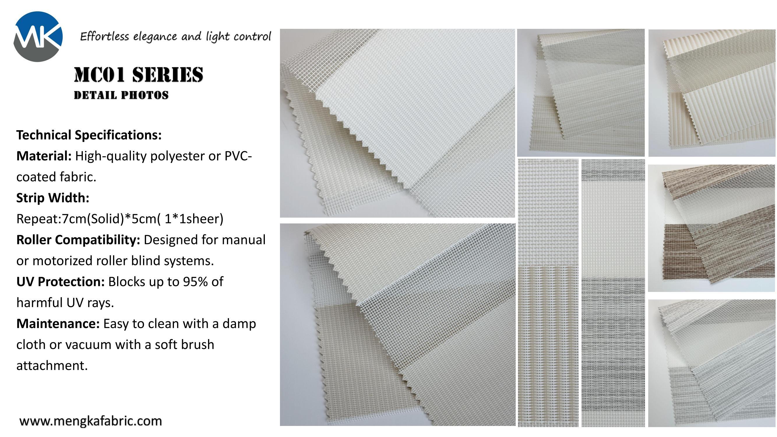 MC01 SERIES Zebra Screen Fabric