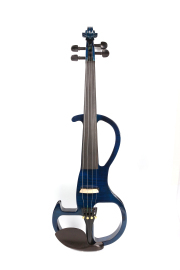Yinfente Electric Violin Silent Active Pickup Sweet Sound Flame Maple With Case Bow
