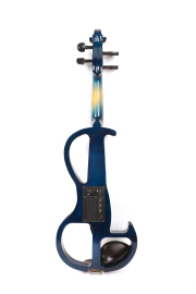 Yinfente Electric Violin Silent Active Pickup Sweet Sound Flame Maple With Case Bow