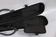 Upright Double Bass Bow Case Bow Bag Box Carbon Composite Hold 2pcs bow White 1.2kg