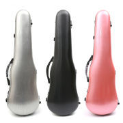 4/4 Full Size Violin Case Carbon Fiber Violin Cases Black Strong Light Protect Violin 3 colors