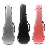 4/4 Full Size Violin Case Carbon Fiber Violin Cases Black Strong Light Protect Violin 3 colors