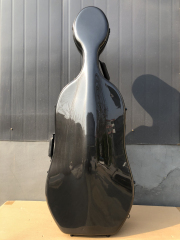 Yinfente 4/4 Cello case Black Carbon Fiber Composite light strong Hard Case 4/4 Wide Cello Case For Montagnana Cello