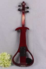 New Yinfente Electric Violin 4/4 Sweet Tone Free Case Bow Solid wood Advance Red Color Silent Violin