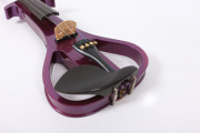 Purple Violin Electric Violin 4/4 Sweet Tone Free Case Bow Solid wood Advance Red Color Silent Violin