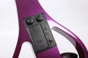 Purple Violin Electric Violin 4/4 Sweet Tone Free Case Bow Solid wood Advance Red Color Silent Violin
