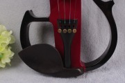 Yinfente Electric Violin 4/4 Sweet Tone Free Case Bow Solid wood Advance Red Black Color Silent Violin