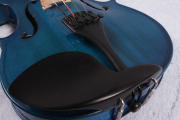 New 5 string electric violin acoustic violin Blue color 4/4 full size violin With violin bow violin case