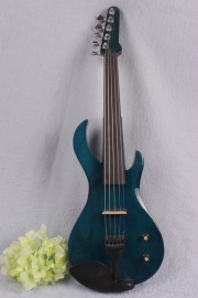4string Electric Violin 4/4 Sweet Tone Free Case Bow Solid wood Advance Guitar shape violin