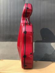 yinfente Advance 4/4 Cello Case Carbon Fiber Cello Box Red Color Wide montagnana Cello