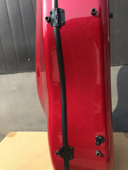 yinfente Advance 4/4 Cello Case Carbon Fiber Cello Box Red Color Wide montagnana Cello