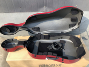 yinfente Advance 4/4 Cello Case Carbon Fiber Cello Box Red Color Wide montagnana Cello