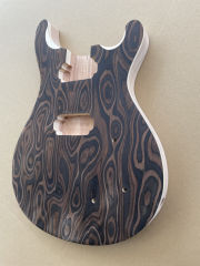 1set Guitar Kit 22fret Guitar Neck Maple Guitar Body Set in Heel DIY Guitar Dragon Inlay PRS Style