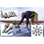 9/14pcs Nut Socket Hexagonal Shank Hex 1/4" Screw Metric Driver Tool Set Adapter