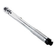 1/4" DR DRIVE INCH LBS POUND MICROMETER CLICKER TORK TORQ TORQUE WRENCH TOOL