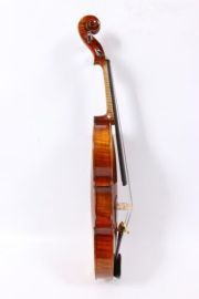 Yinfente Master 4/4 Violin Stradivari model Ebony Fingerboard pegs tailpiece chinrest Solid Spruce Top Nice sound free case bow