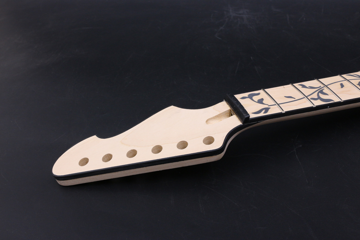  Maple Electric Guitar Neck 22fret 25.5inch Maple Fretboard Unfinished  for derzweifelhafte 