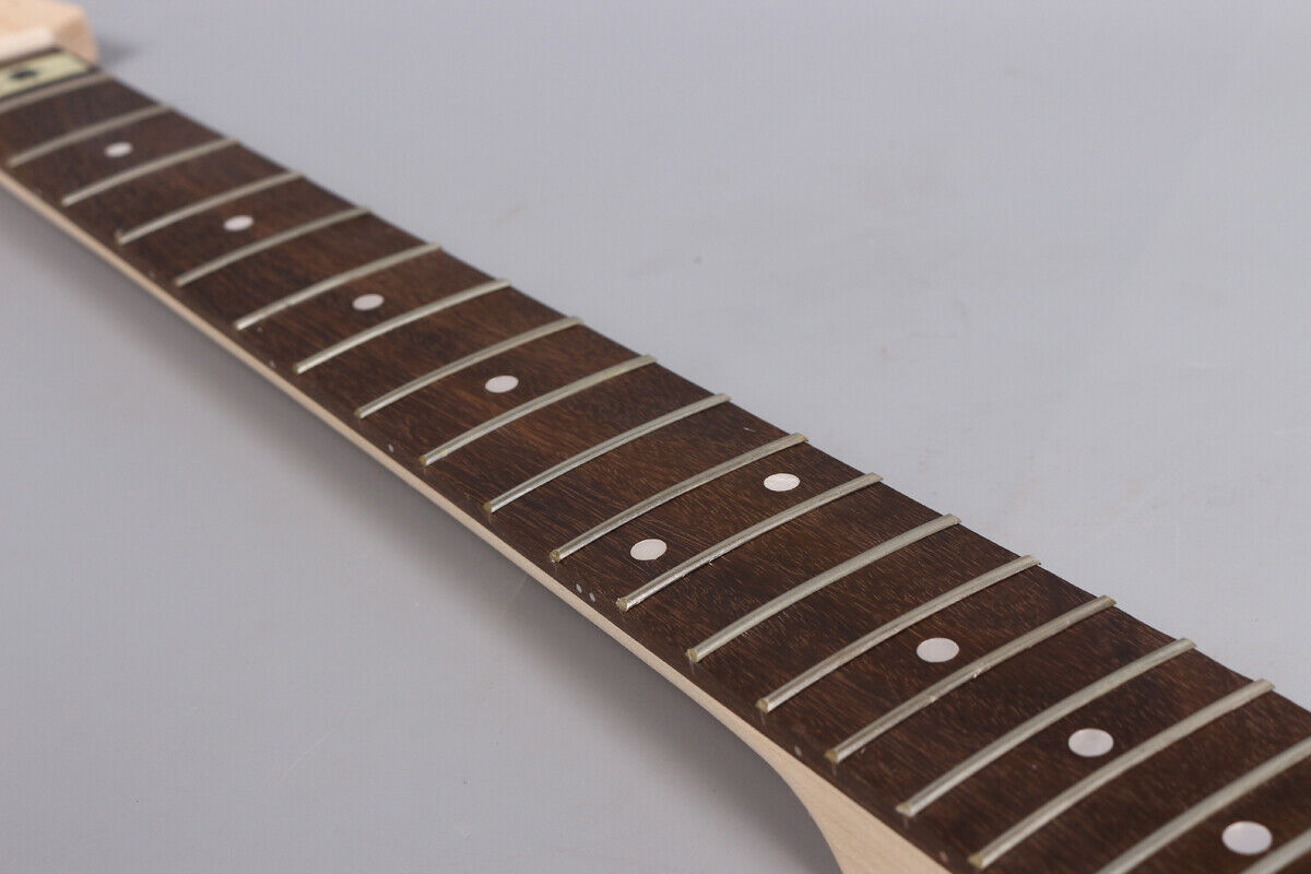  Long Baritone Guitar Neck 22 Frets Maple Rosewood Fret Board for Strat ST Parts