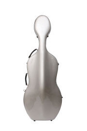 yinfente Silver Cello Case 4/4 Carbon Fiber Cello Box Hard Cases Strong Light 3.1kg