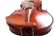 Spruce maple wood 4 strings electric violin & acoustic violin 1/2 Size Sweet Sound Rosewood Fitting#VIN-4