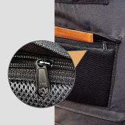 Advance 3/4 Bass Bag Soft Oxford Strong Strap with Wheels Black Bass Case