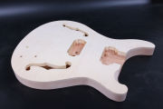 1set Electric Guitar Kit Guitar Neck 22fret Semi Hollow Guitar Body Mahogany Flame Maple DIY guitar project