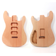 Yinfente Electric guitar body mahogany wood with HHH pickups for Strat ST guitar project DIY guitar