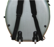 yinfente Full Size Cello Case Carbon Fiber Cello Box Silver color Strong Light Strap Wheels Yinfente Cello Cases 3.7kg