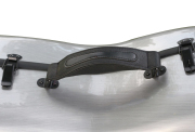 yinfente Full Size Cello Case Carbon Fiber Cello Box Silver color Strong Light Strap Wheels Yinfente Cello Cases 3.7kg