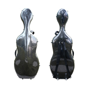 yinfente Full Size Cello Case Carbon Fiber Cello Box White Strong Light Strap Wheels Yinfente Cello Cases