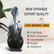 yinfente Full Size Cello Case Carbon Fiber Cello Box White Strong Light Strap Wheels Yinfente Cello Cases