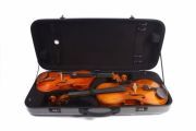 Double Violin Case Viola Case 4/4 17inch Carbon Fiber Box for Violin Case