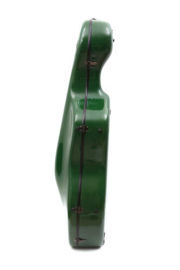 yinfente 4/4 Cello Case Hard Shell Carbon Fiber Cello Box with Wheels Handles Green