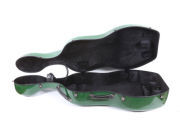yinfente 4/4 Cello Case Hard Shell Carbon Fiber Cello Box with Wheels Handles Green