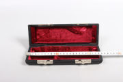 Yinfente Black Piccolo Flute Hard Case Faux Leather Outer Piccolo Case Holder