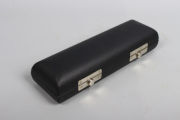 Yinfente Black Piccolo Flute Hard Case Faux Leather Outer Piccolo Case Holder