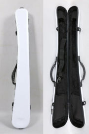 Upright bass bow Case Carbon Fiber Bass Bow Box 2pcs Bow Bag White Color Strong