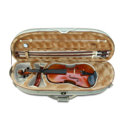 yinfente 4/4 Violin Case with Straps 2 Bows Holder Strong Light Case for Carrying a Violin