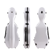4/4 violin case Carbon fiber composite Bow holder Hygrometer Back strap #049