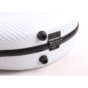 4/4 violin case Carbon fiber composite Bow holder Hygrometer Back strap #049