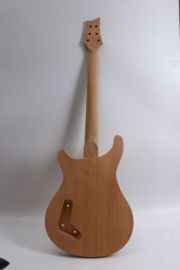Electric Guitar Kit Guitar Neck 22fret DIY Guitar Body Flame Maple Wood Cap DIY