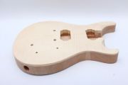 Electric Guitar Kit Guitar Neck 22fret DIY Guitar Body Flame Maple Wood Cap DIY